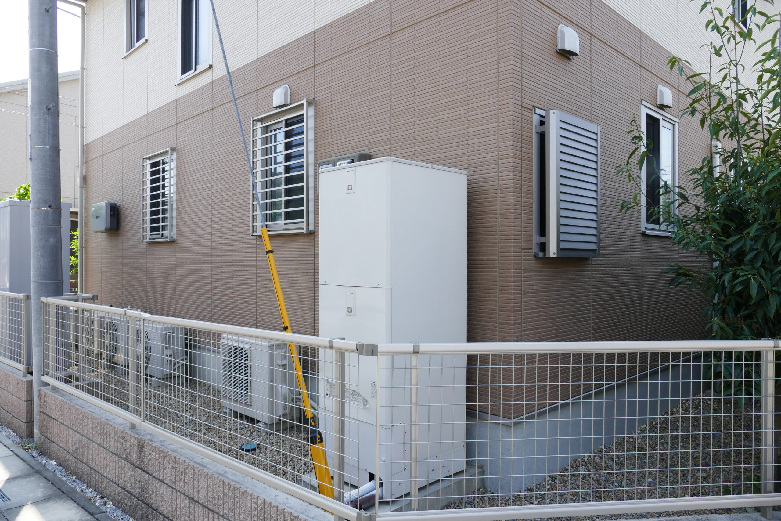 エコキュートを新しく設置した家