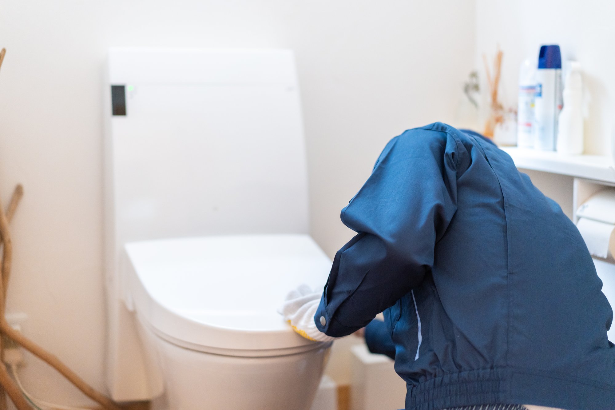 トイレ修理中のイメージ