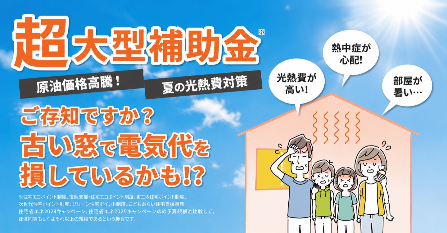 超大型補助金 夏の光熱費対策